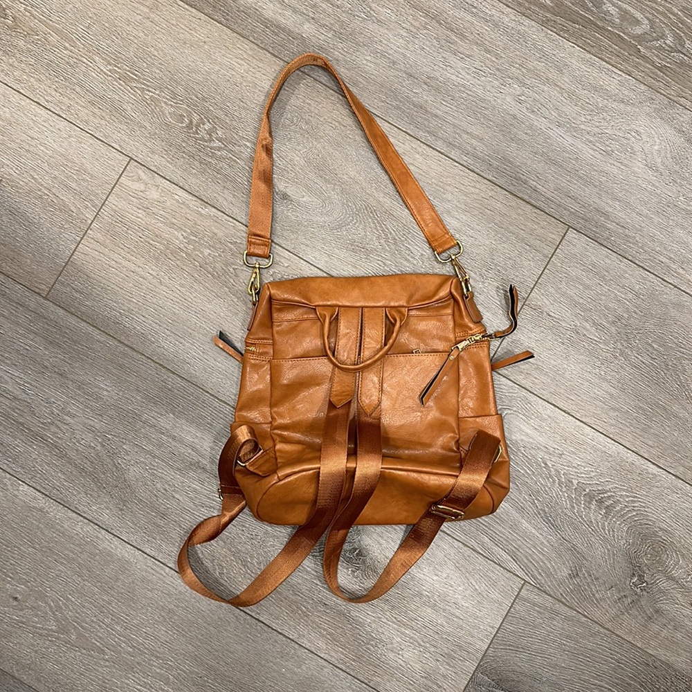 Pleather Backpack - image 2